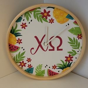 Wall Clock Chi Omega